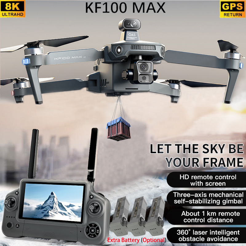 Fpv Drone Charger - KF100 MAX GPS الطائرة بدون طيار