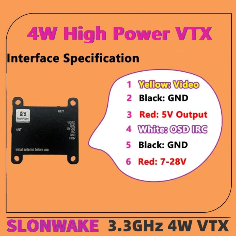 جهاز إرسال فيديو SLONWAKE FPV  - مراجعة Fpv Drone Vtx وسعره
