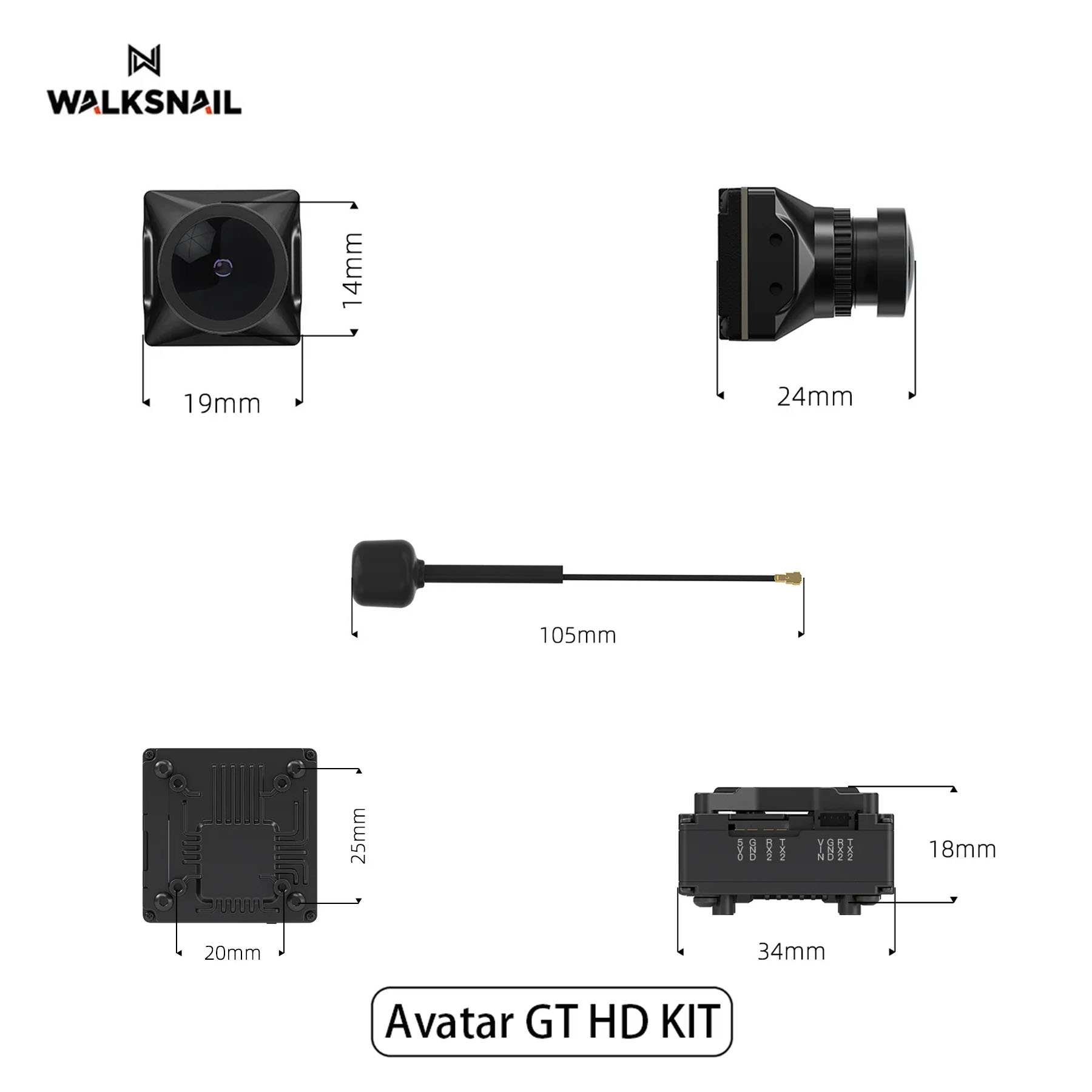 Walksnail Avatar GT HD KIT 2W  - مراجعة Fpv Drone Kit وسعره