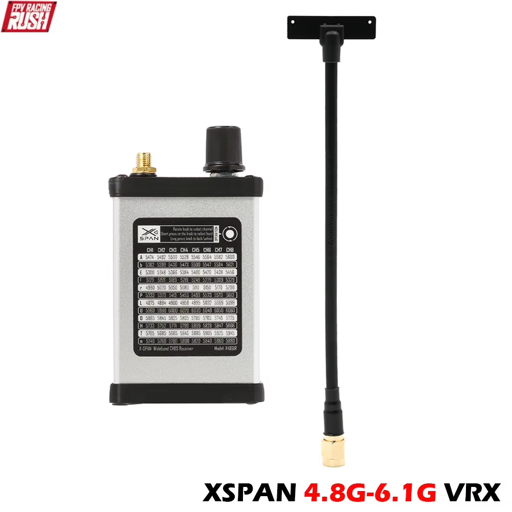 وحدة استقبال RushFpv XSPAN VRX - مراجعة Fpv Drone Receiver وسعره