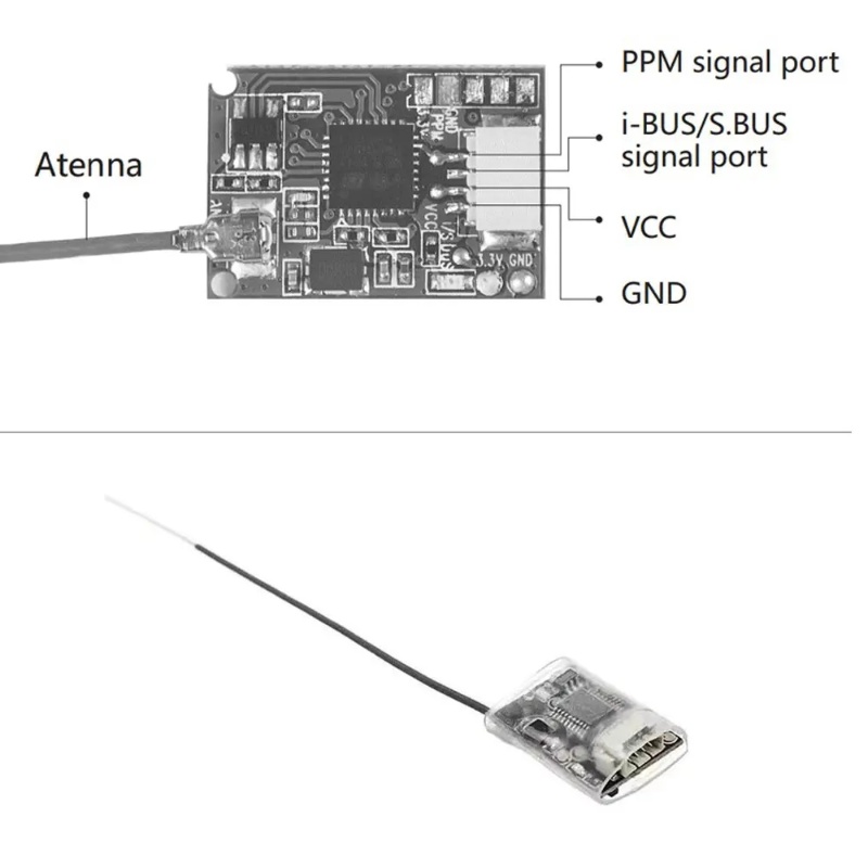 جهاز استقبال فلاي سكاي FS-8A ص - مراجعة Fpv Drone Flight Controller وسعره