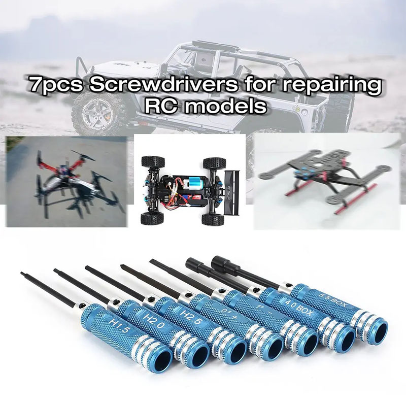 طقم مفكات سداسية معدنية للتحكم - مراجعة Fpv Drone Tool Kit وسعره