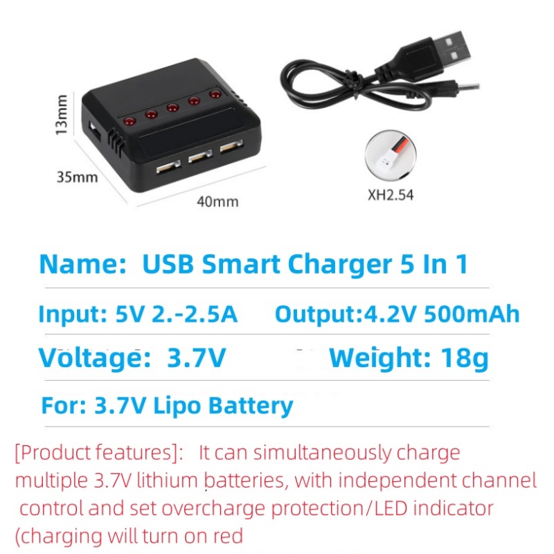 Syma X5HW X5HC X5C X5SW 3.7 فو - مراجعة Fpv Drone Charger وسعره