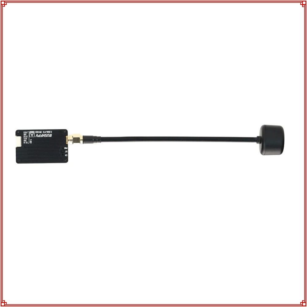 جهاز إرسال RUSHFPV 3.3G 2W VTX - مراجعة Fpv Drone Receiver وسعره