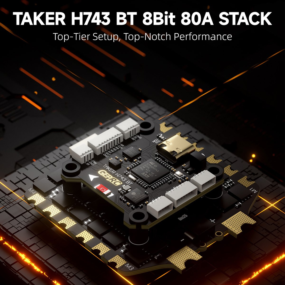 GEPRC TAKER H743 BT 8Bit 80A S - مراجعة Fpv Drone Esc وسعره