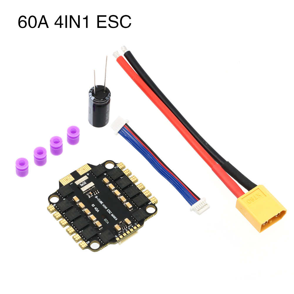 UAngel 4IN1 45A 60A ESC BLHELI - مراجعة Fpv Drone Esc وسعره