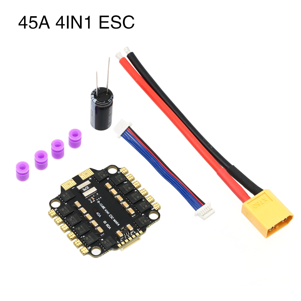 UAngel 4IN1 45A 60A ESC BLHELI - مراجعة Fpv Drone Esc وسعره