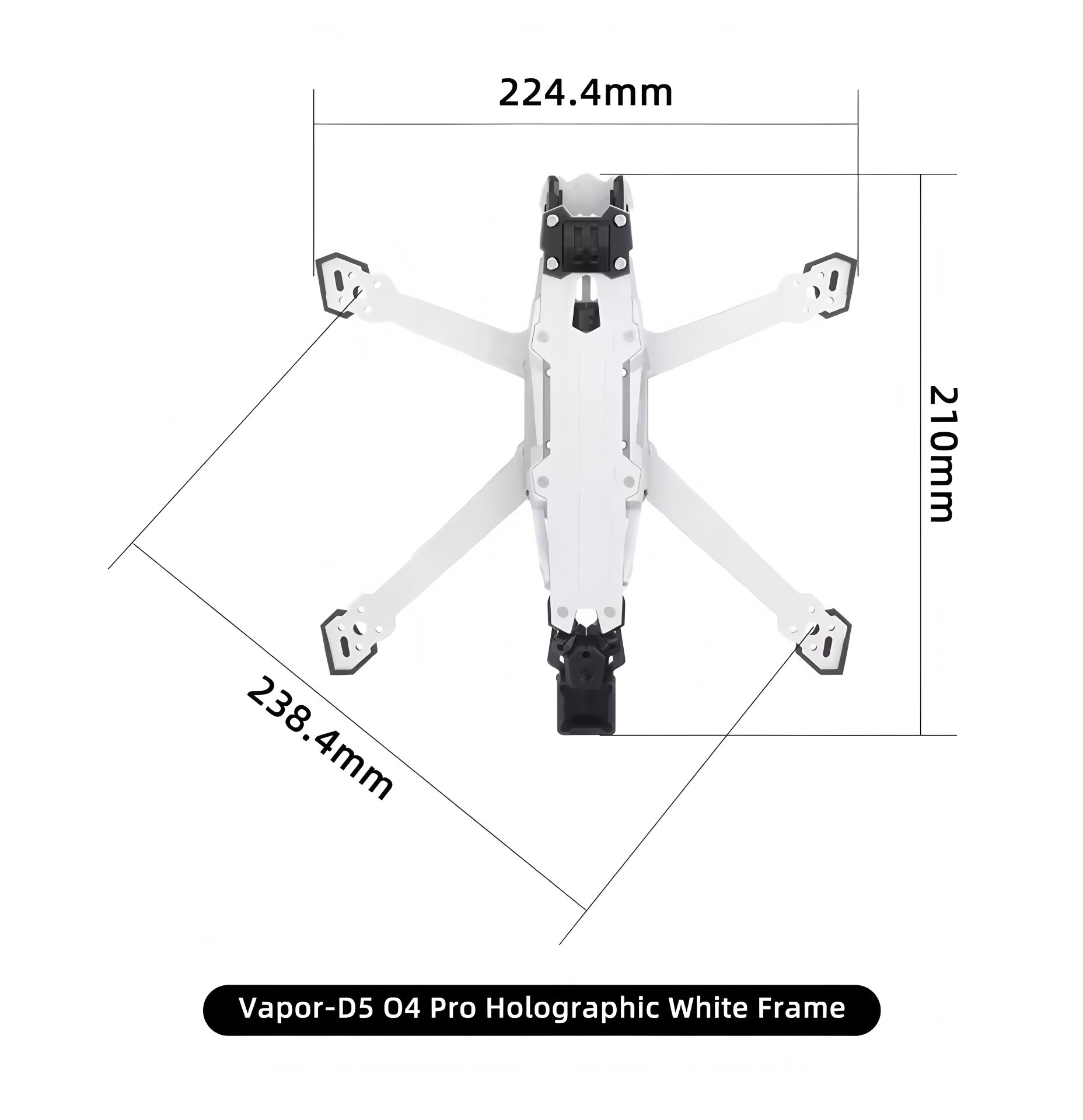 إطار GEPRC Vapor D5/x5/x6 O4 P - مراجعة Fpv Drone Quadcopter وسعره