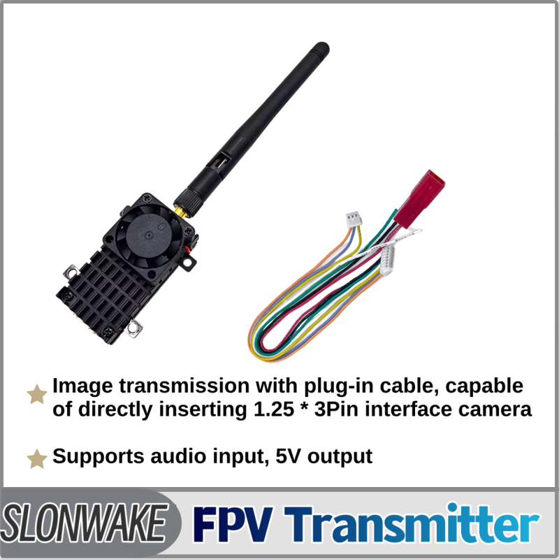 SLONWAKE 5.8G 3000mW محاكاة VT - مراجعة Fpv Drone Vtx وسعره