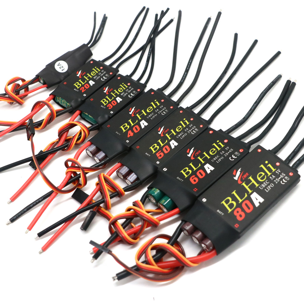 BLHeli فرش ESC 80A 12A 20A 30A - مراجعة Fpv Drone Receiver وسعره